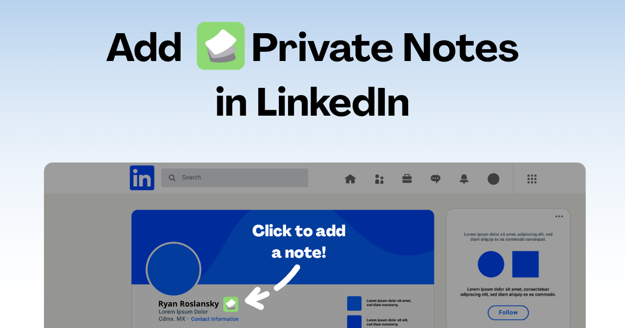 LinkedNotes preview
